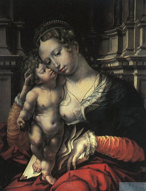 Jan Gossaert Mabuse The Virgin and Child Norge oil painting art